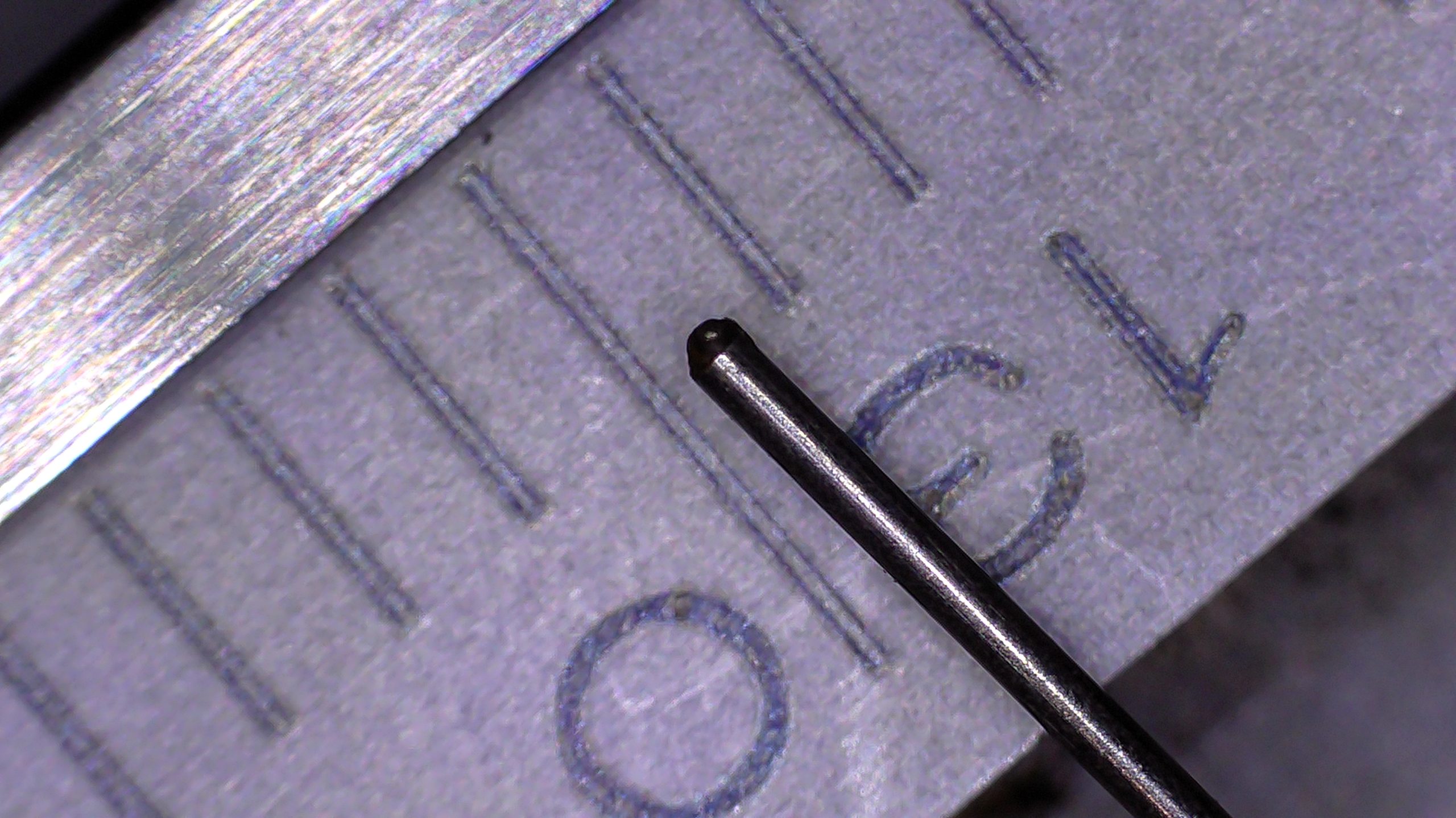 Needle and scale
